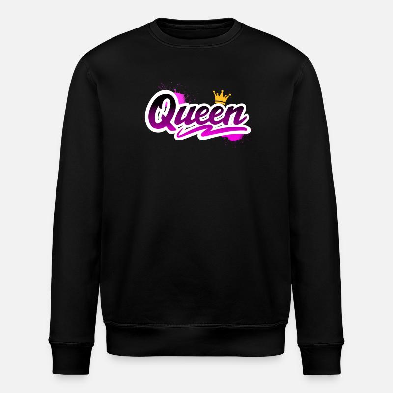 Queen - Stanley/Stella Unisex Bio-Sweatshirt ROLLER - Schwarz