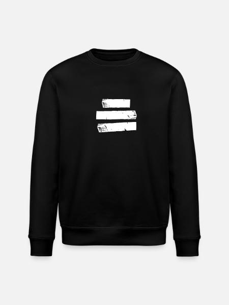 Tape 3 - white - Stanley/Stella ROLLER Unisex Organic Sweatshirt - black