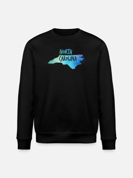 North Carolina - Stanley/Stella Unisex Bio-Sweatshirt ROLLER - Schwarz