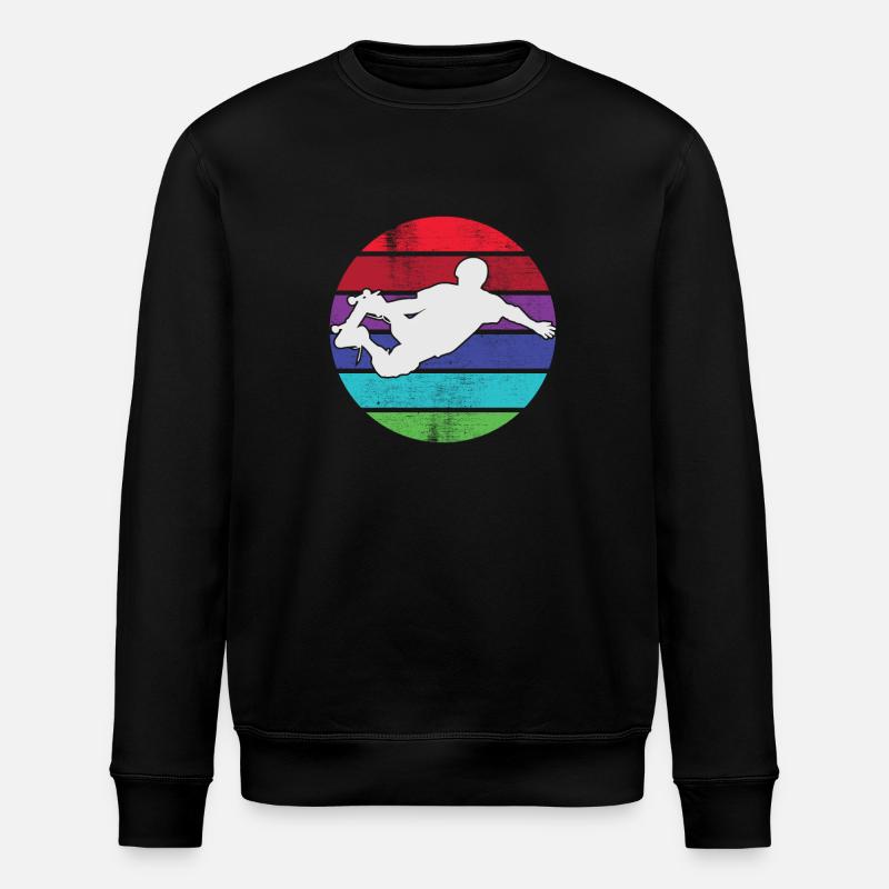 Skateboarding - Skateboarder - Stanley/Stella Unisex Bio-Sweatshirt ROLLER - Schwarz