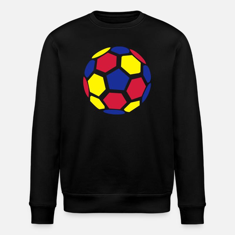 Kolumbien Ball - Stanley/Stella Unisex Bio-Sweatshirt ROLLER - Schwarz