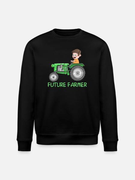 Offspring farmer - farmer - future farmer - Stanley/Stella ROLLER Unisex Organic Sweatshirt - black