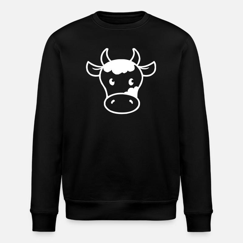 Vache - Sweat bio ROLLER Stanley/Stella Unisexe - noir