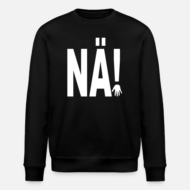 NÄ! - Stanley/Stella Unisex Bio-Sweatshirt ROLLER - Schwarz