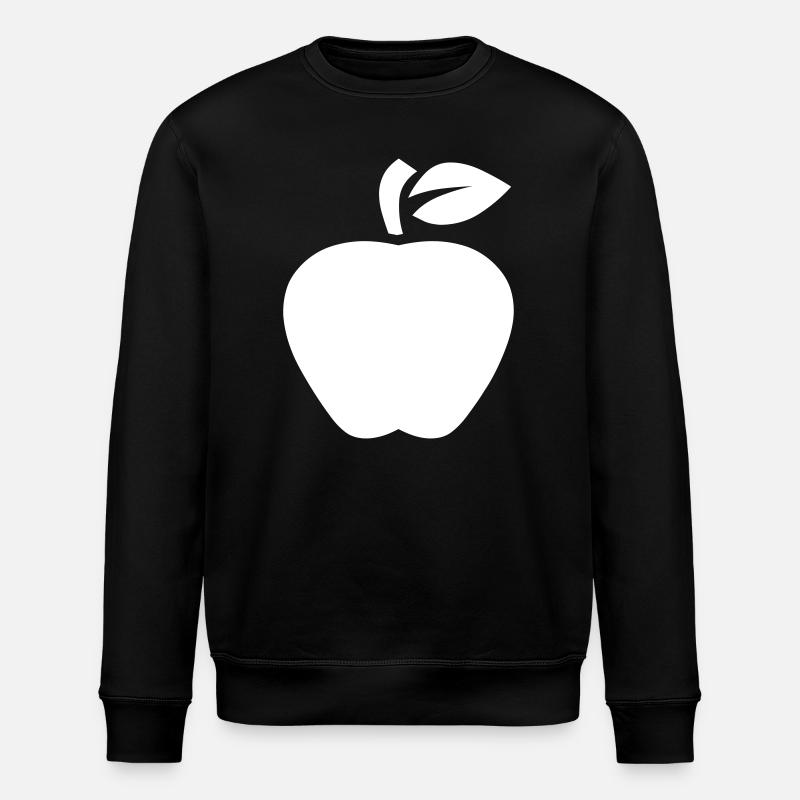 A delicious apple - Stanley/Stella ROLLER Unisex Organic Sweatshirt - black