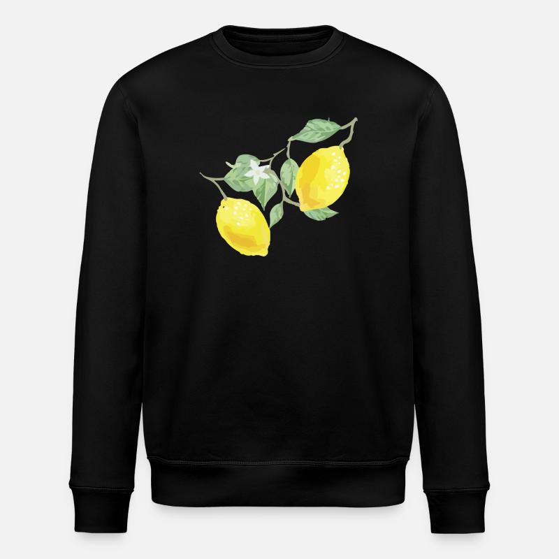 Zitronen - Stanley/Stella Unisex Bio-Sweatshirt ROLLER - Schwarz