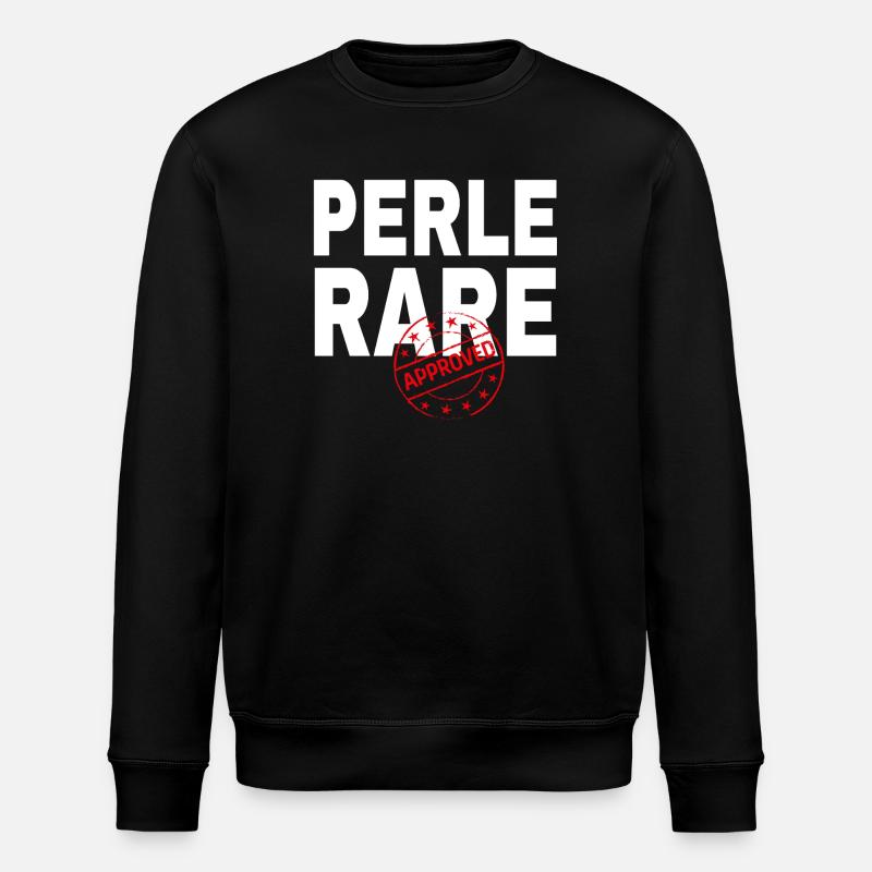 Perlenfunkeln DesignSelten - Stanley/Stella Unisex Bio-Sweatshirt ROLLER - Schwarz