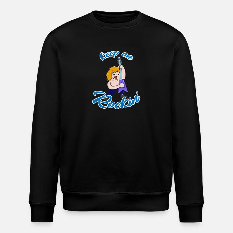 Rock'n'Roll - Stanley/Stella ROLLER Unisex Organic Sweatshirt - black