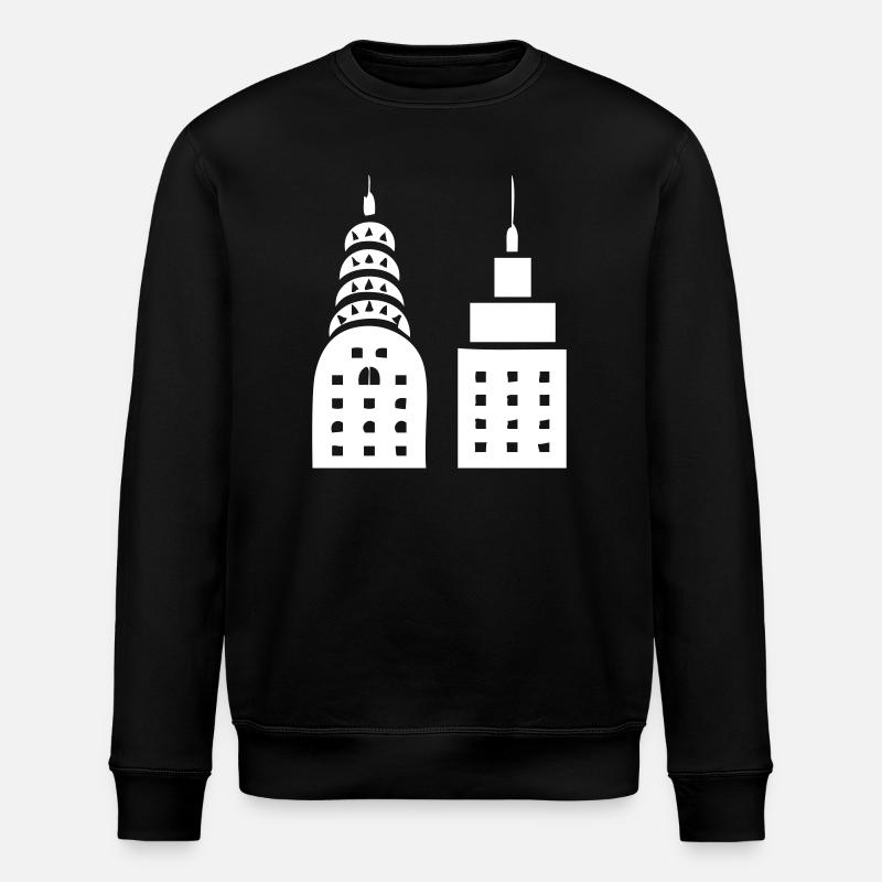 Skyscraper skyscraper skyscrapers - Stanley/Stella ROLLER Unisex Organic Sweatshirt - black