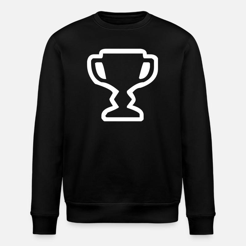 Ein Pokal - Stanley/Stella Unisex Bio-Sweatshirt ROLLER - Schwarz