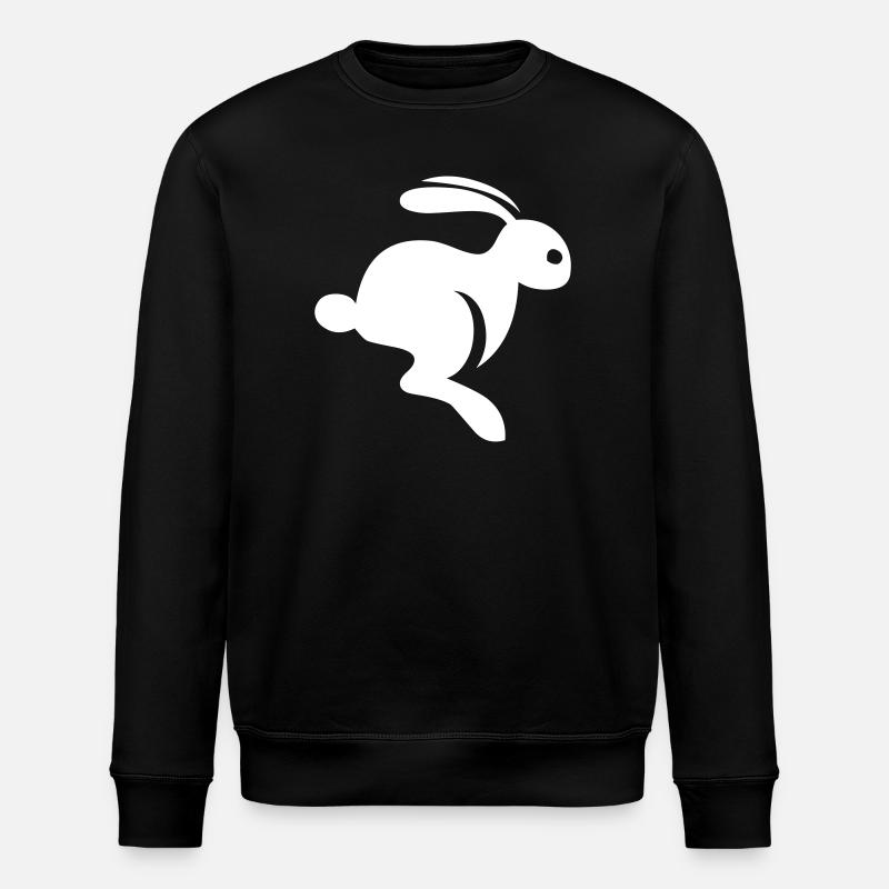 Un lapin charmant - Sweat bio ROLLER Stanley/Stella Unisexe - noir