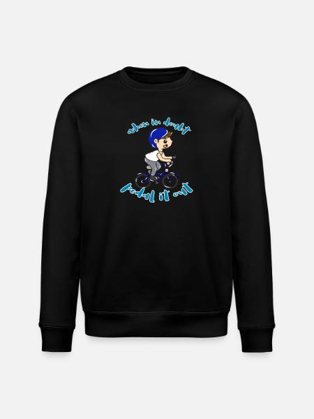 Bicycle Sports - Stanley/Stella ROLLER Unisex Organic Sweatshirt - black