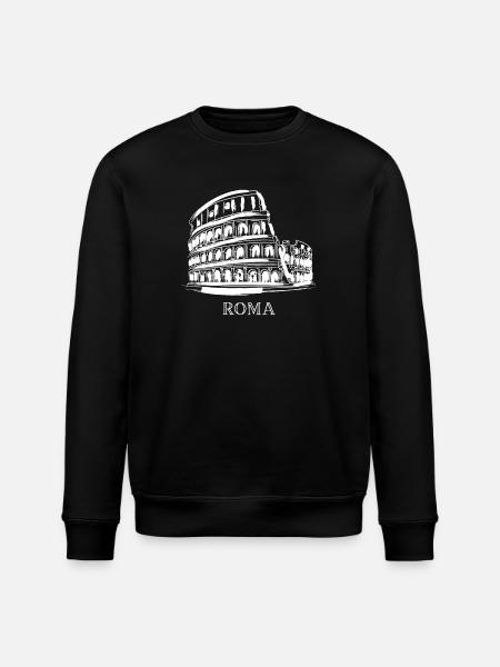 Colosseum Amfiteater Rom Roma Rom Italien Italien - Stanley/Stella økologisk unisex-sweatshirt ROLLER - sort