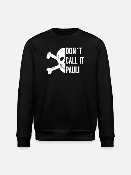 dontcallit pauli - Stanley/Stella Unisex Bio-Sweatshirt ROLLER - Schwarz