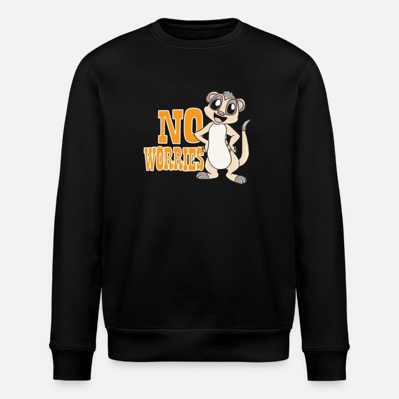 suricates - Sweat bio ROLLER Stanley/Stella Unisexe - noir