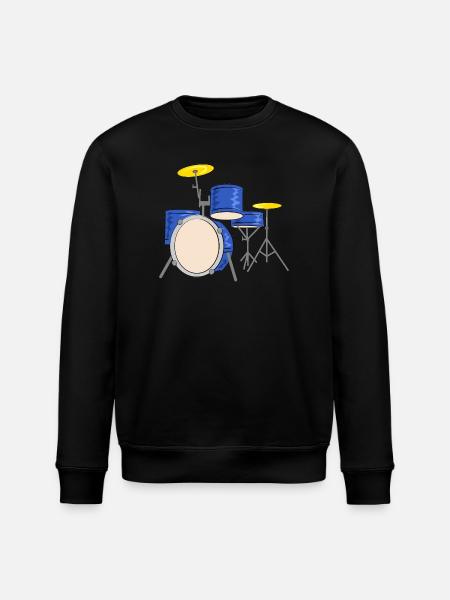 drum - Stanley/Stella ROLLER Unisex Organic Sweatshirt - black
