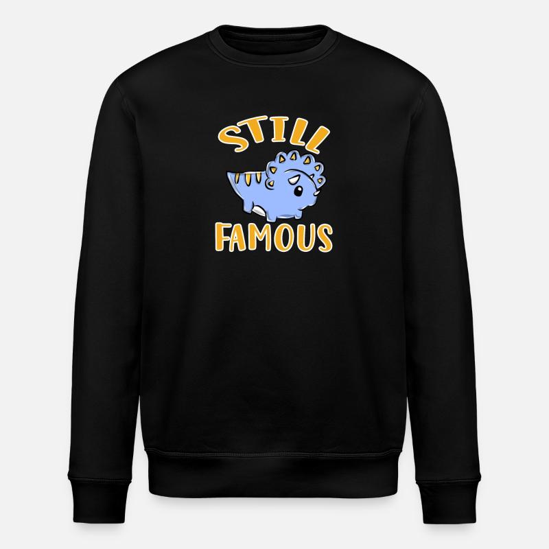 Triceratops - Stanley/Stella Unisex Bio-Sweatshirt ROLLER - Schwarz