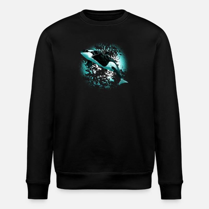 Orca - Stanley/Stella Unisex Bio-Sweatshirt ROLLER - Schwarz