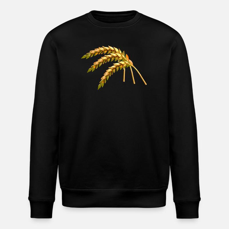 grain - Stanley/Stella ROLLER Unisex Organic Sweatshirt - black