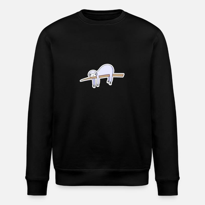 Faultier - Stanley/Stella Unisex Bio-Sweatshirt ROLLER - Schwarz