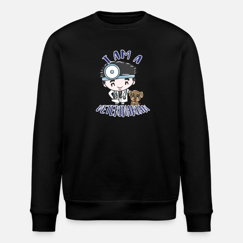 Tierarzt - Stanley/Stella Unisex Bio-Sweatshirt ROLLER - Schwarz