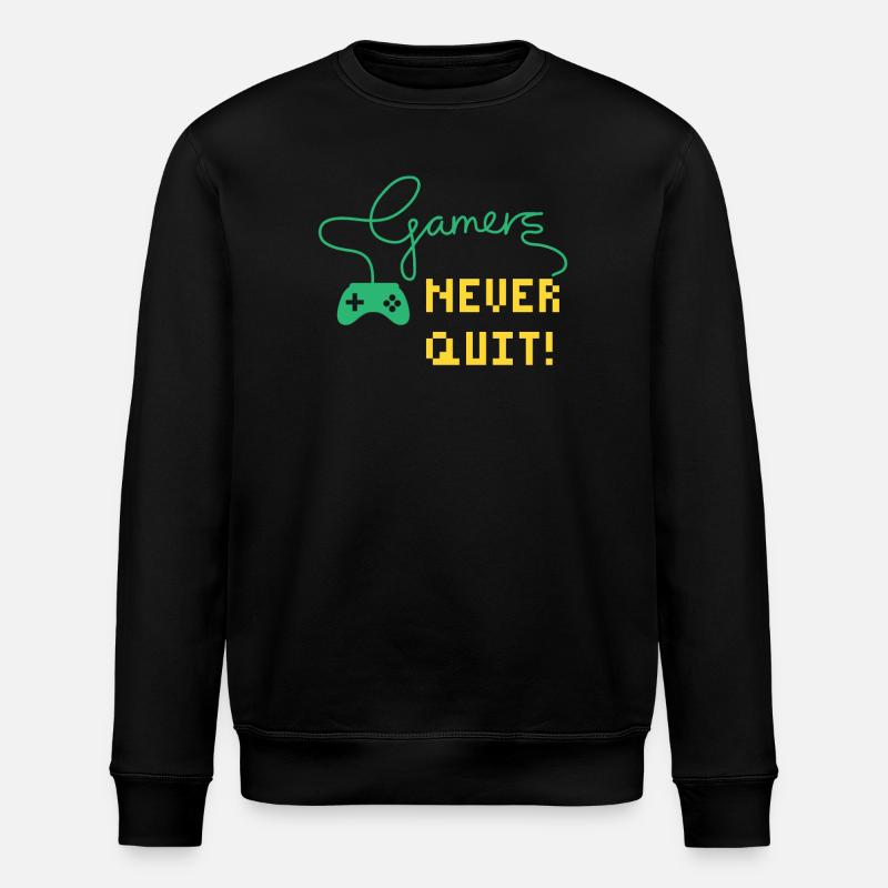 Gamer - Stanley/Stella Unisex Bio-Sweatshirt ROLLER - Schwarz