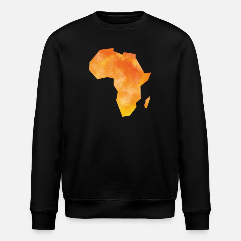 Map Africa - Stanley/Stella ROLLER Unisex Organic Sweatshirt - black