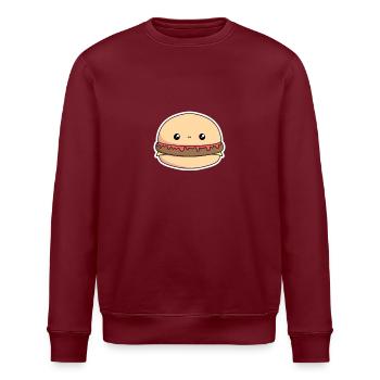 Burger - Sweat bio ROLLER Stanley/Stella Unisexe - bordeaux - Devant - Nik (191cm)