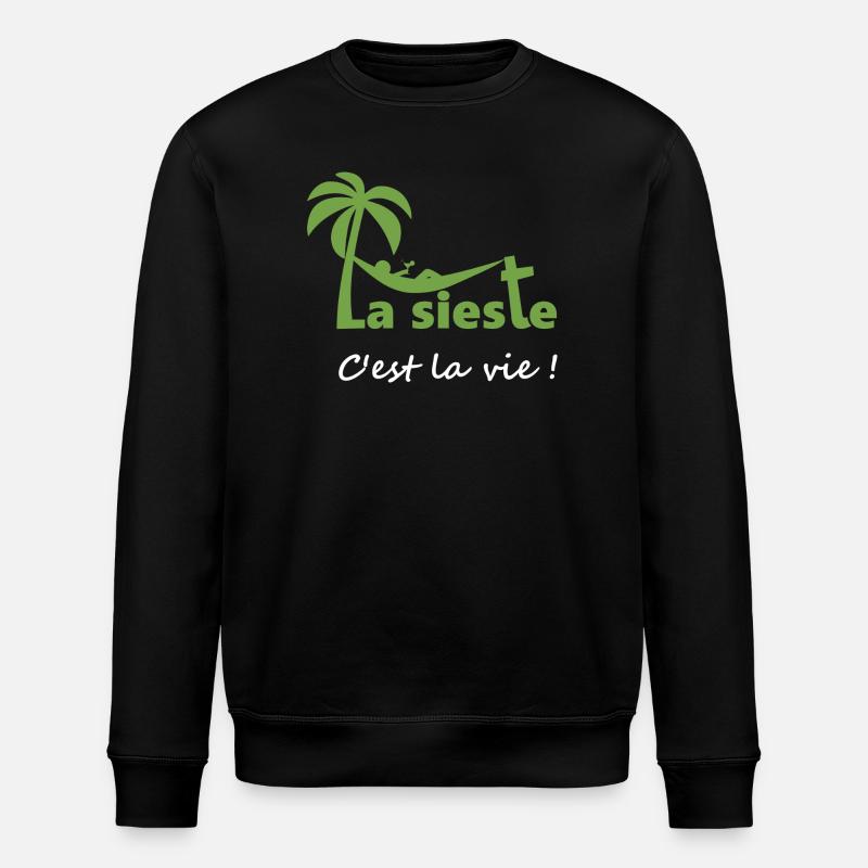 La sieste - Sweat bio ROLLER Stanley/Stella Unisexe - noir