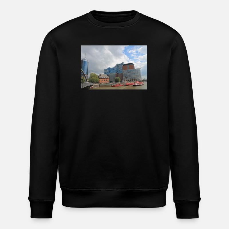 Hamburger Konzerthaus - Stanley/Stella Unisex Bio-Sweatshirt ROLLER - Schwarz