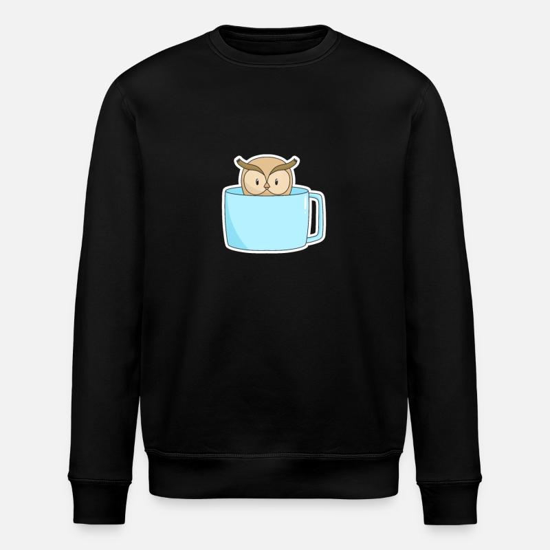 Vogel Kaffee - Stanley/Stella Unisex Bio-Sweatshirt ROLLER - Schwarz
