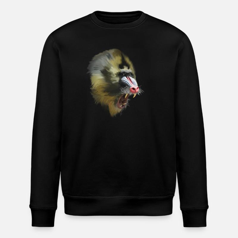 Mandrill - Stanley/Stella Unisex Bio-Sweatshirt ROLLER - Schwarz