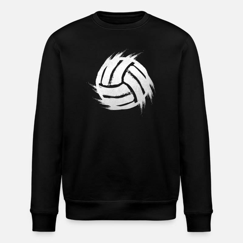 Volleyball Beachvolleyball - Stanley/Stella Unisex Bio-Sweatshirt ROLLER - Schwarz