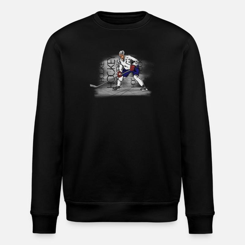 Hockey - Stanley/Stella Unisex Bio-Sweatshirt ROLLER - Schwarz