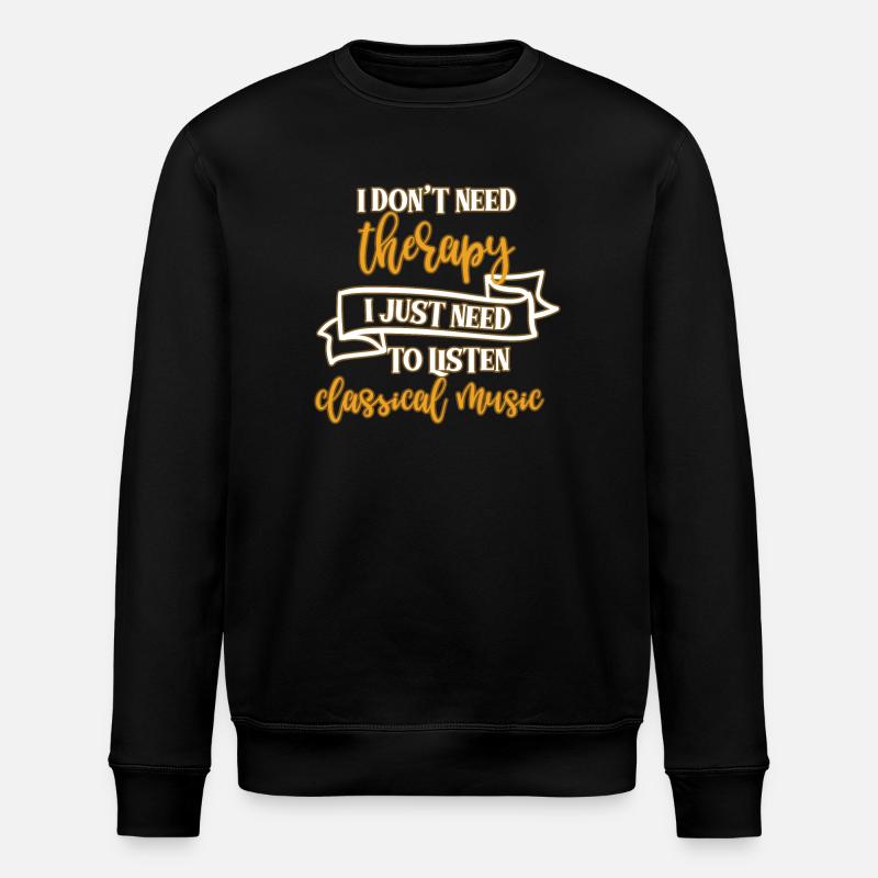 Klassische Musik - Stanley/Stella Unisex Bio-Sweatshirt ROLLER - Schwarz