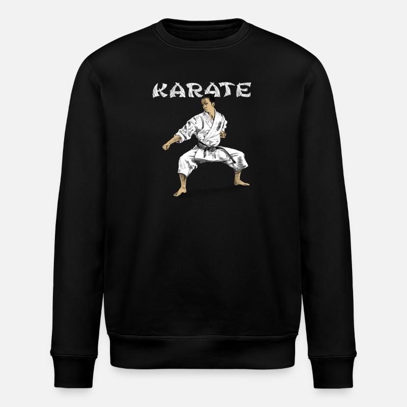 karate - Stanley/Stella ROLLER Unisex Organic Sweatshirt - black