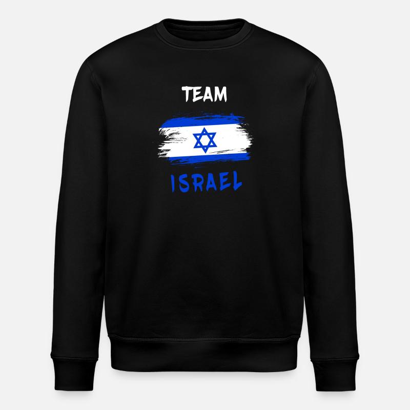 Équipe Israël / Drapeau - Sweat bio ROLLER Stanley/Stella Unisexe - noir