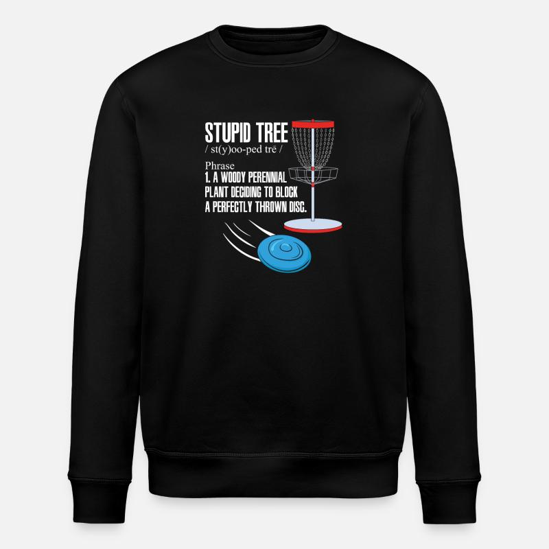 Disc Golf - Stanley/Stella Unisex Bio-Sweatshirt ROLLER - Schwarz