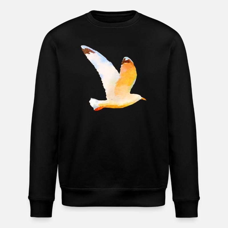 mouette - Sweat bio ROLLER Stanley/Stella Unisexe - noir