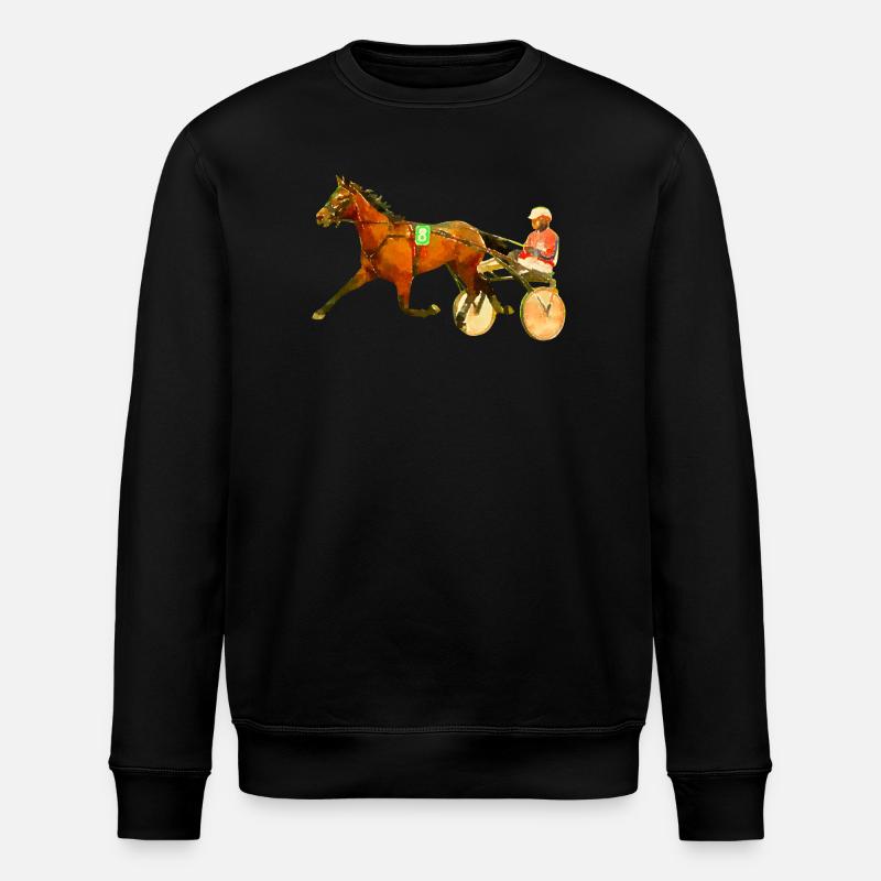 race - Stanley/Stella ROLLER Unisex Organic Sweatshirt - black
