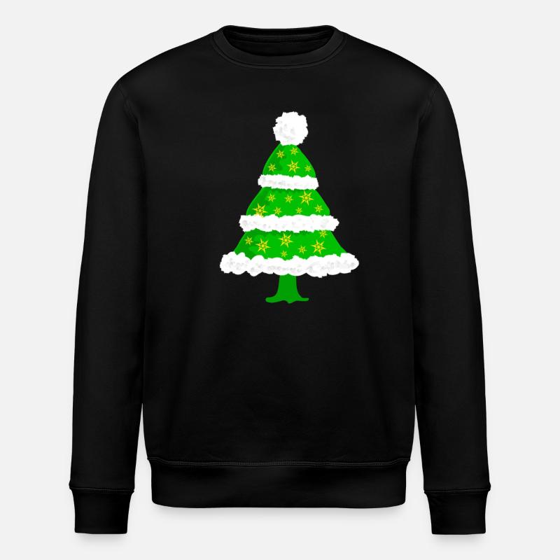 Sapin de Noël - Sweat bio ROLLER Stanley/Stella Unisexe - noir