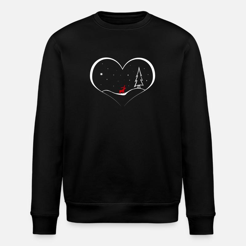Weihnachten - Stanley/Stella Unisex Bio-Sweatshirt ROLLER - Schwarz