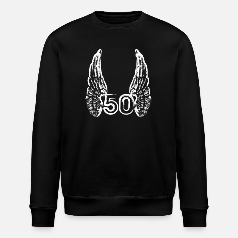 Birthday 50 years - Stanley/Stella ROLLER Unisex Organic Sweatshirt - black