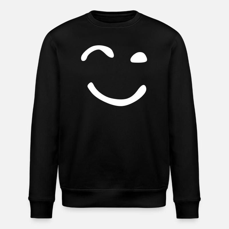 Le visage clignotant - Sweat bio ROLLER Stanley/Stella Unisexe - noir