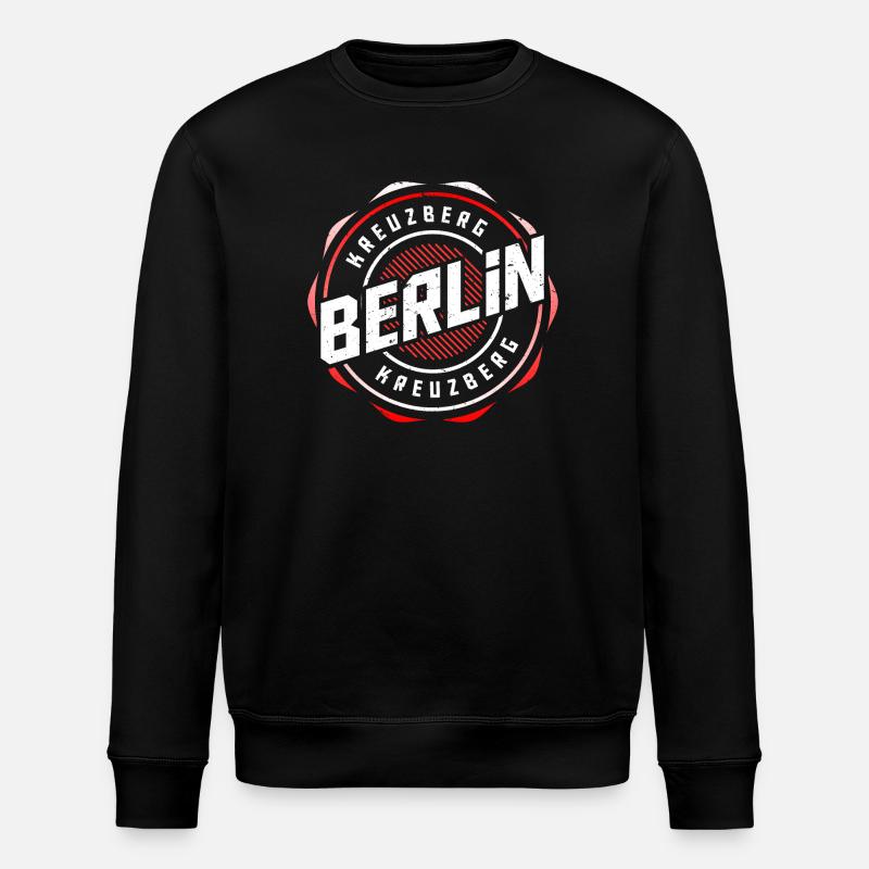 Berlin Kreuzberg - Stanley/Stella Unisex Bio-Sweatshirt ROLLER - Schwarz
