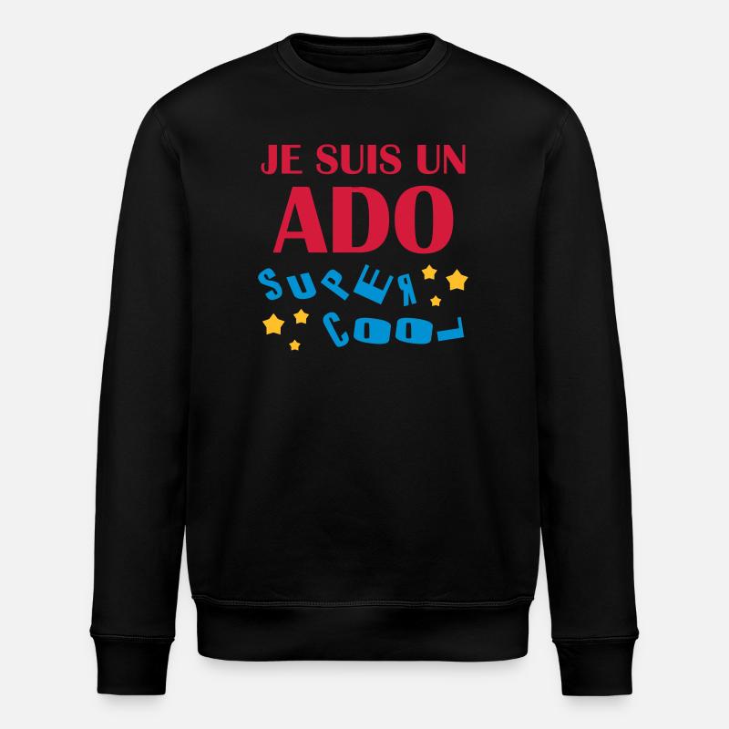 adolescent / enfant / ado / adolescente - Sweat bio ROLLER Stanley/Stella Unisexe - noir