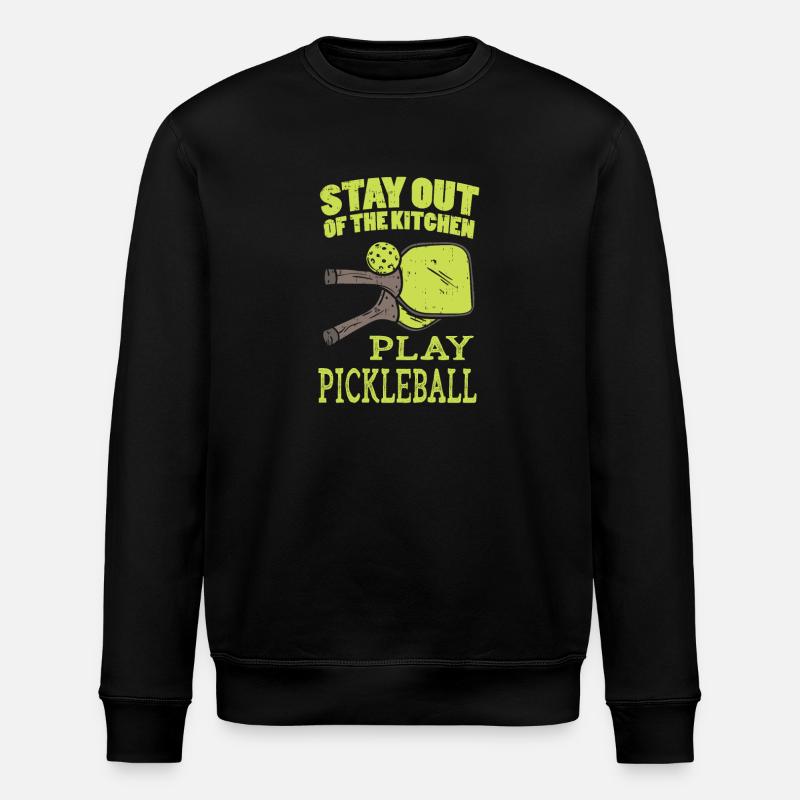 Pickleball Pickleball Spieler - Stanley/Stella Unisex Bio-Sweatshirt ROLLER - Schwarz