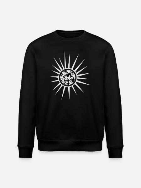Diamant Sonne Sommer - Stanley/Stella Unisex Bio-Sweatshirt ROLLER - Schwarz