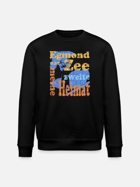 Egmond aan Zee - Stanley/Stella Unisex Bio-Sweatshirt ROLLER - Schwarz