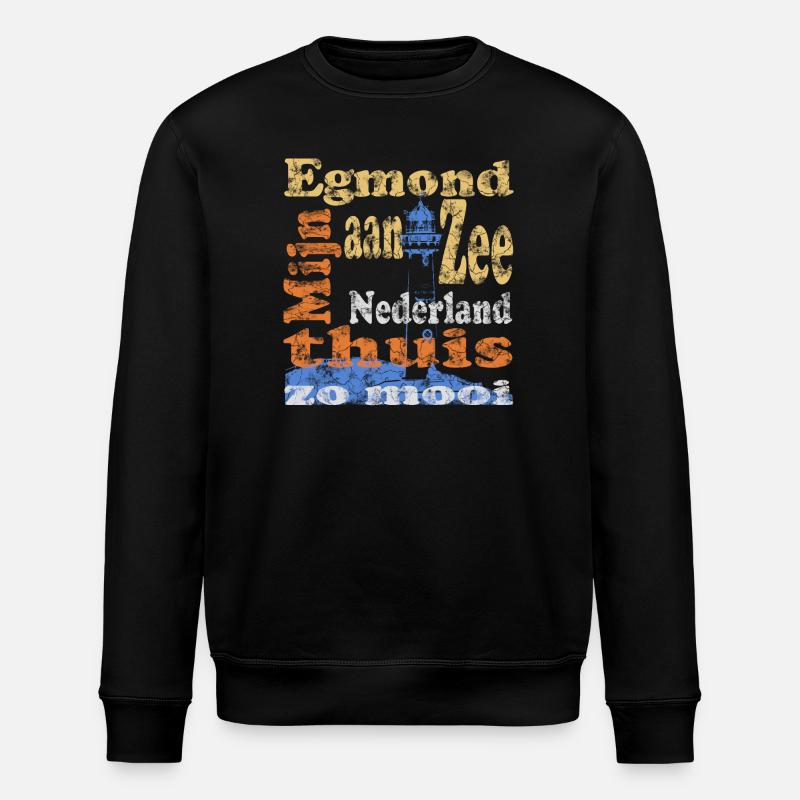 Egmond aan Zee Holland - Stanley/Stella Unisex Bio-Sweatshirt ROLLER - Schwarz